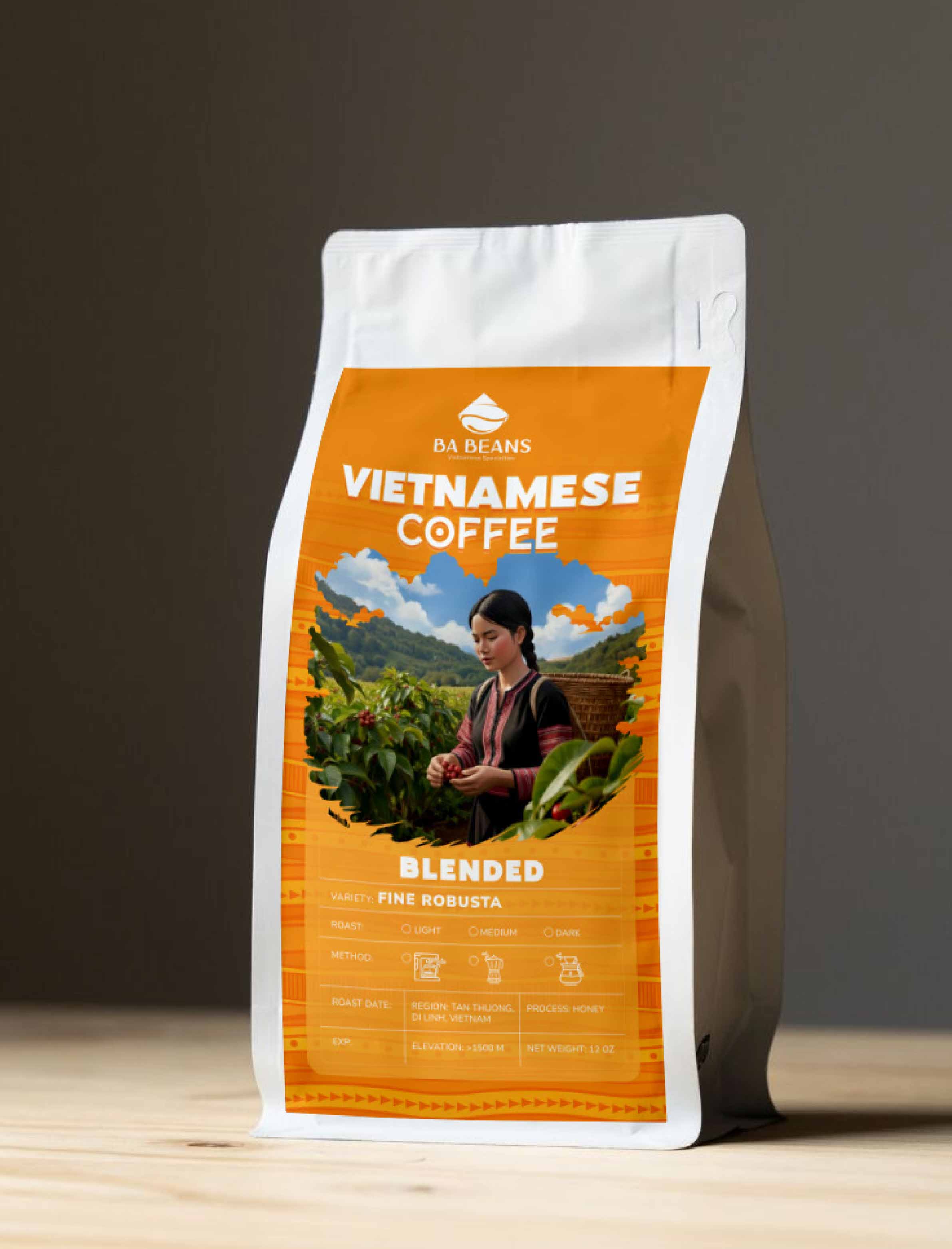 Di Linh - Fine Robusta  (12 OZ)