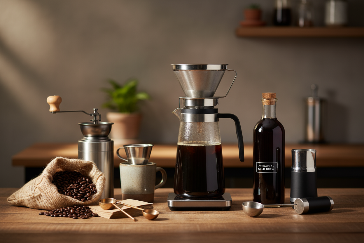 Cold Brew Coffee collection and tool kit